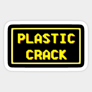 PLASTIC CRACK DOCUMENTARY Sticker